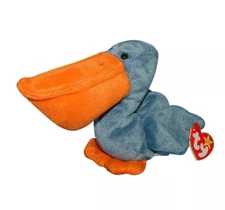 🩶 TY Beanie Baby - SCOOP the Pellican (5.5 inch) MINT PE PELLETS