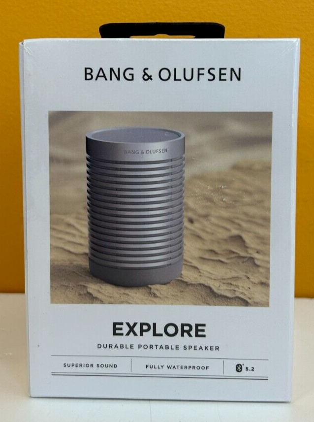 Bang & Olufsen BeoSound Explore (Grey Mist) Bluetooth 5.2 Portable Speaker. New! Bang & Olufsen BeoSound Explore (Grey Mist) Bluetooth 5.2 Portable Speaker. New!