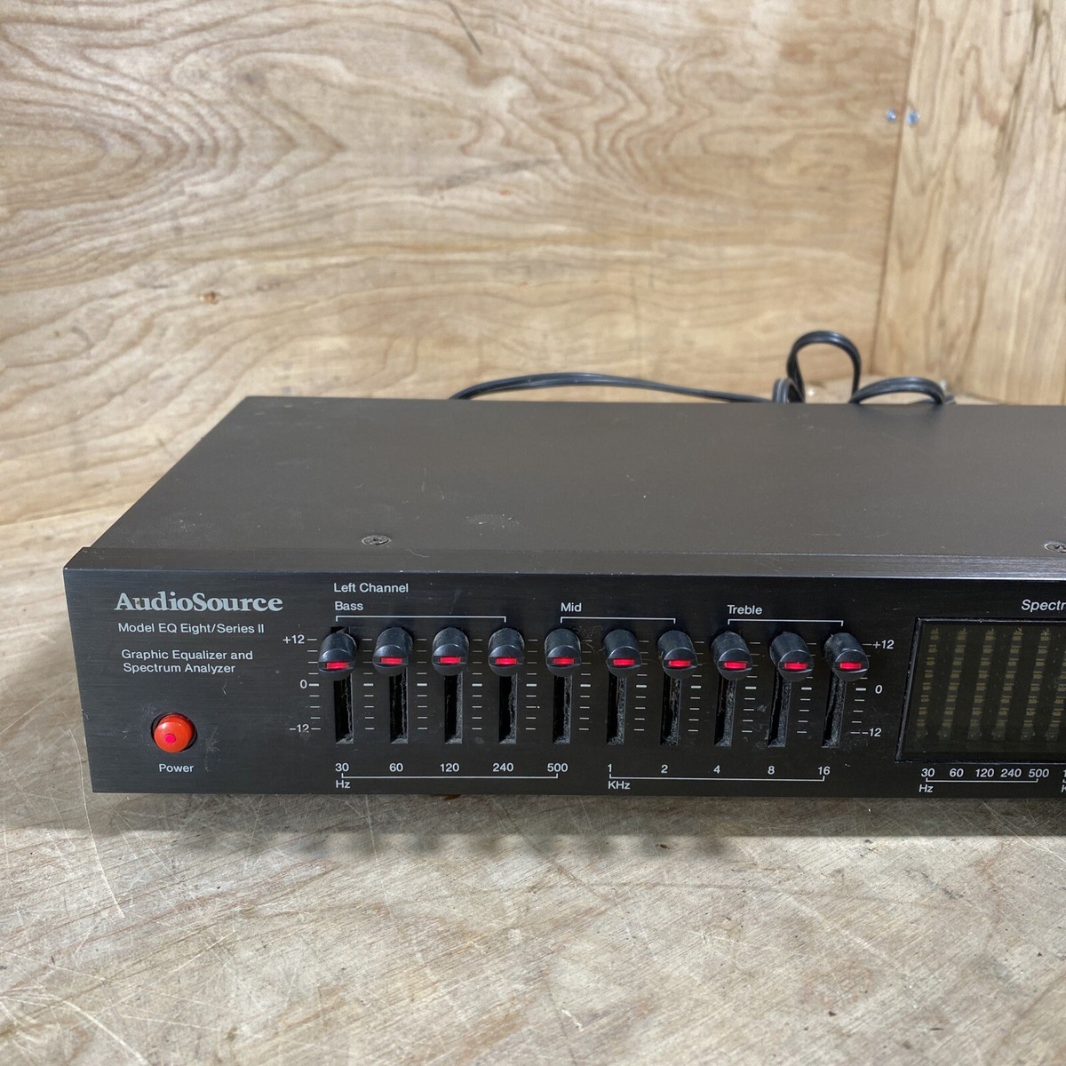 AudioSource Model EQ Eight/Series II 10 Band Graphic AudioSource Model EQ Eight/Series II 10 Band Graphic