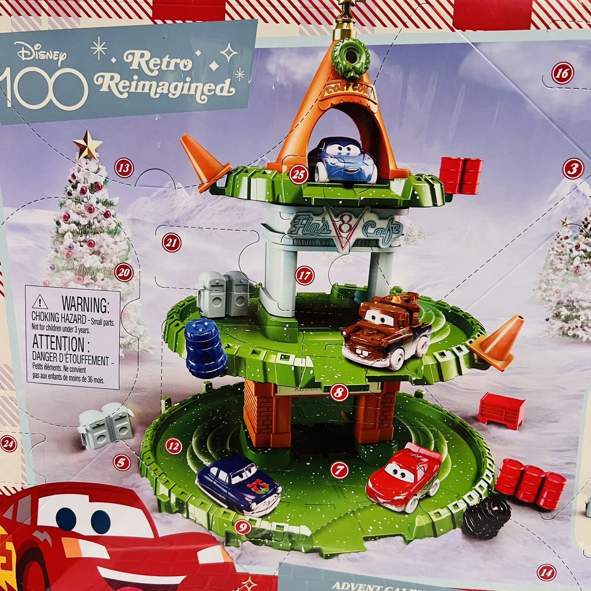 輸入品　Disney Pixar 24パーツ　カーズ　アドベントカレンダー 輸入品 Disney Pixar 24パーツ カーズ アドベントカレンダー