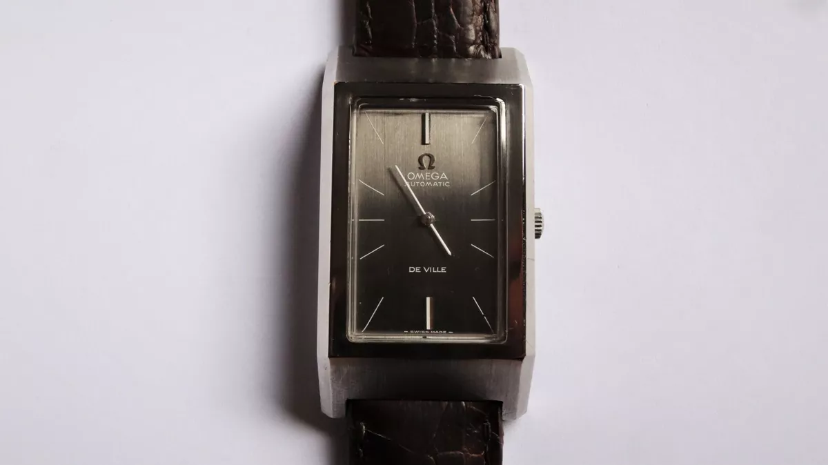 Omega deville deals rectangular vintage