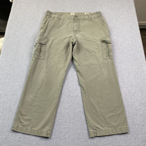 Red Head Pants Mens 40x30 Cargo Ripstop Green Cotton Work Wear Utility Outdoor * - Picture 1 of 21