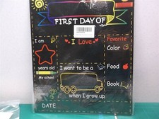 First and Last Day of School Chalkboard