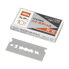Feather high stainless steel single-edged FHS-10 24 boxes of 10 pieces FedEx