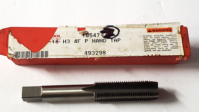 Brubaker Hand Tap Tool 9/16-18  H3-4F P 493298 HSS NEW Open Box
