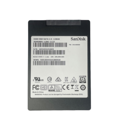 SanDisk X400 SSD SATA 2.5 128GB 5VDC 1.6A SD8SB8U-128G-1122 (3768