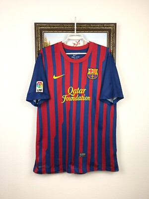 Barcelona Home football shirt 2011 Soccer #10 Messi Nike Jersey