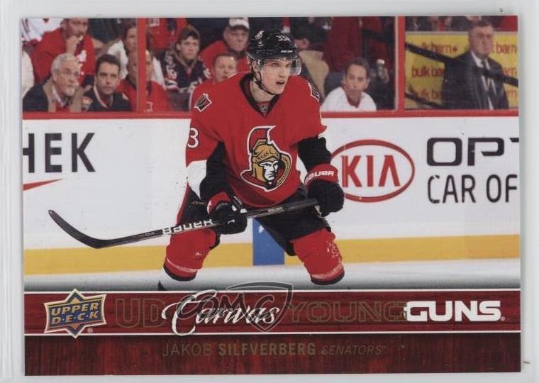 2012-13 Upper Deck UD Canvas Young Guns Jakob Silfverberg #C112 Rookie RC 04xs
