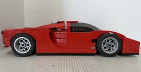 2005 LEGO Racers Enzo Ferrari 8652 Built Not Complete Missing Pieces & Stickers!