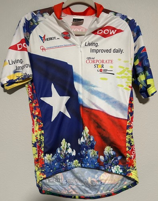 #ad Biking Jersey VOmax Men#x27;s Medium 3 4 Zip BPMS150 Thermon HydroChem $15.00