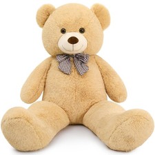 Giant Teddy Bear 4 Feet,Adorable and Cuddly Big Bear Stuffed Animal 47", Clas...