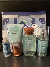 Bath Body Works At the Beach 5-Piece Travel Set with TSA Reusable Bag - NEW