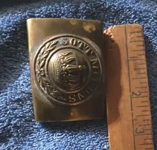 WWI German Prussian Belt Buckle SOLID BRASS