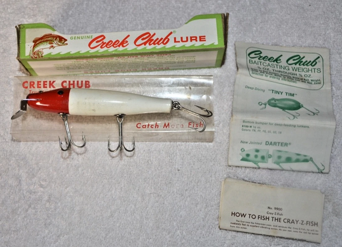Creek Chub Striper Freshwater Vintage Fishing Lures for sale | eBay
