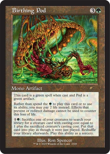 🌟 Birthing Pod Retro FOIL MTG Back in My Day! Secret Lair 🌟 | eBay