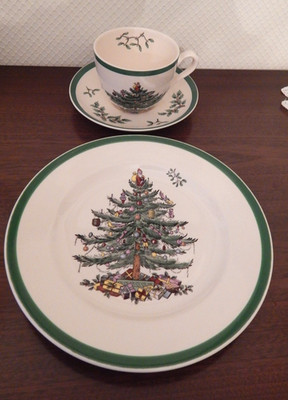 Spode Christmas Tree -  1 Kaffeegedeck 3-teilig