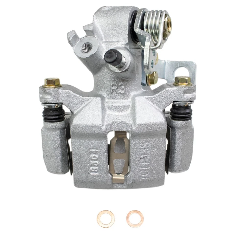 New Rear Disc Brake Caliper with Bracket & Hardware Pair for Honda Acura - Image 4 of 4
