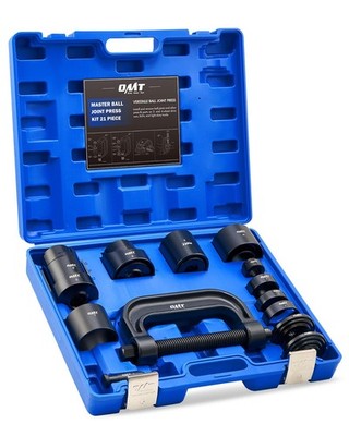 21-Piece Heavy-Duty Ball Joint Press Kit for 2WD & 4WD Cars, C-Frame Tool Set