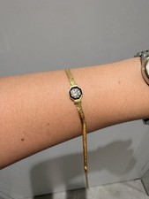 Damen Armband 925 Silber Silver-14k Vergoldet...
