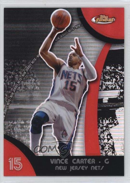 2007-08 Topps Finest Refractor Vince Carter #30 HOF 0xk7
