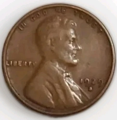 1929-S Lincoln Wheat Cent Glossy Brown AU Coin-Nice Luster & Planchet-Free Post