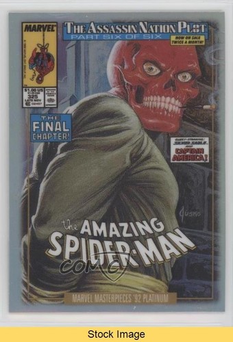 2024 Upper Deck Marvel Masterpieces '92 Variant Cover Rainbow Red Skull ...