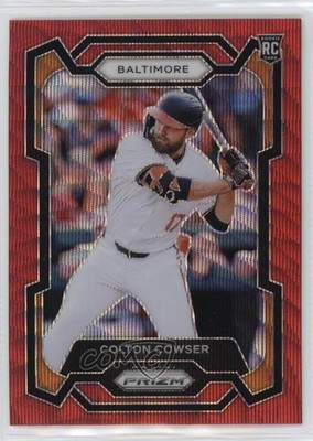 2024 Panini Prizm Ruby Wave Prizm Colton Cowser #100 Rookie RC 18pg
