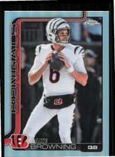 2025 Topps Chrome NFL refractor Near Mint Jake Browning #63