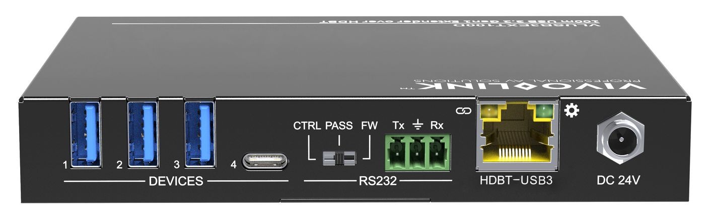 Vivolink VLUSB3EXT100D USB 3.2 Gen1 Extender Receiver 100m HDBT