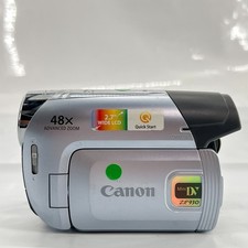 Canon ZR930 Mini DV Camcorder 48X Advanced Zoom Video Camera W/o Battery