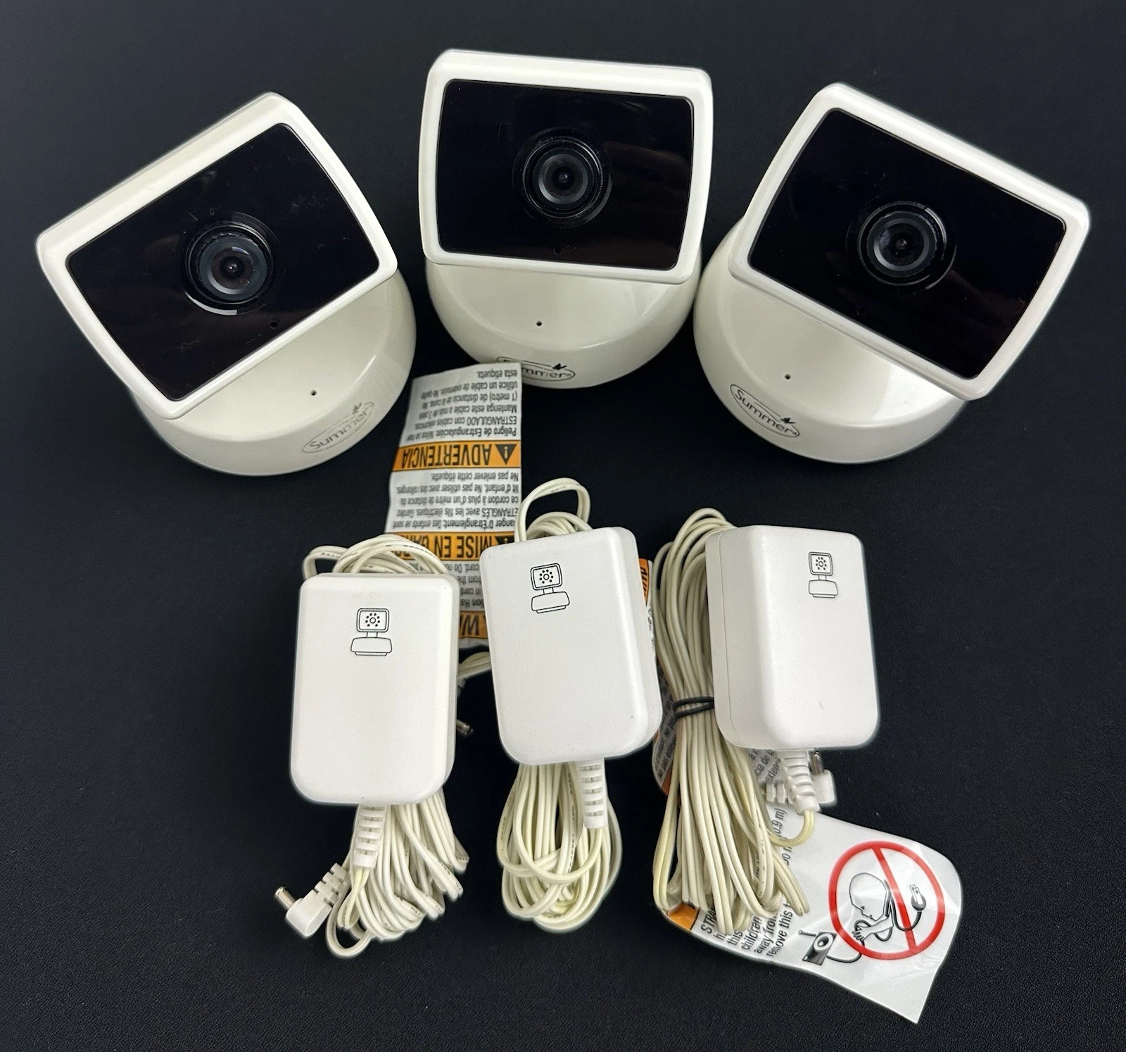 Summer Infant Baby Touch Boost Color Video Monitor camera (NO MONITOR ) Lot Of 3