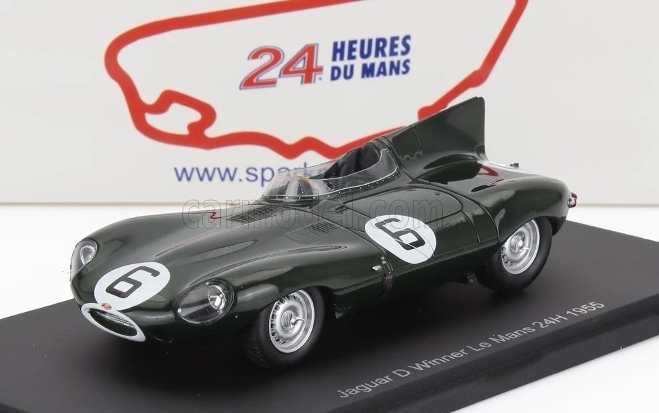 ミニカー 1/43 Sparkmodels Jaguar D 1955 Lemans SPA43LM55_1.jpg
