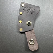 Prandi Axe Blade Cover Brown Leather Sheath Construction Fits PRA5105 Model