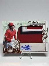 2024 Leaf Trinity - Patch Autographs Joswa Lugo #PA-JL2 Bronze /99 (AU, MEM, RC)