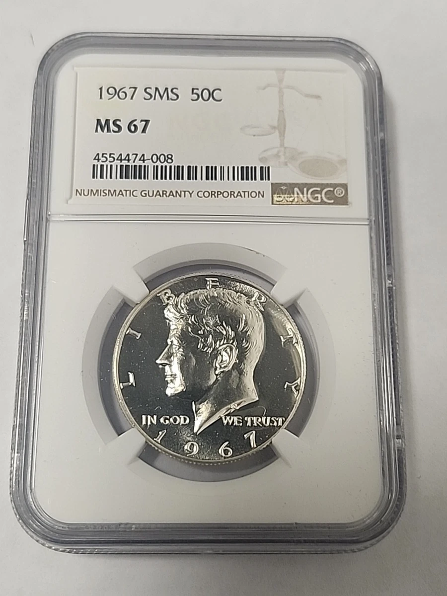MS 67 Graded 1967 Kennedy US Half Dollars (1964-Now) for sale | eBay