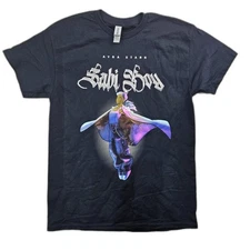 Gildan Graphic Ayra Starr Sabi Boy Short Sleeve T-Shirt Black Size Medium 