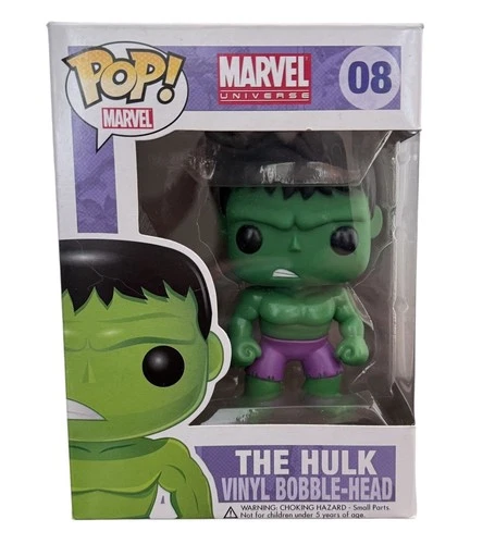 Funko Pop HULK 08 Marvel Universe Vaulted Vinyl Bobble-Head Figure NEW