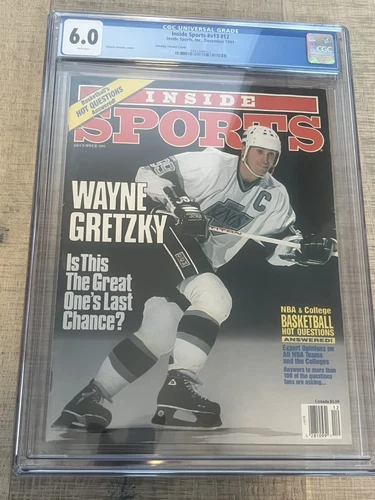 CGC 6.0 Inside Sports December 1991 Wayne Gretzky Cover