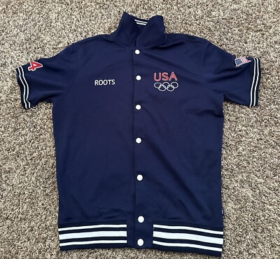 【美品】アメリカ公式チームグッズ オリンピック USA ジャケット XL USA オリンピック チームジャケット オフィシャルライセンス XL