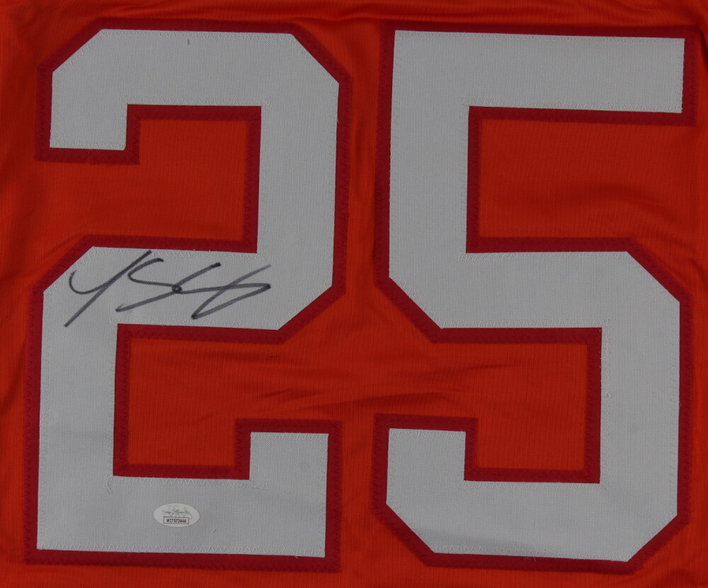 LeSean McCoy Signed Tampa Bay Buccaneers Jersey (JSA COA) Creamsicle  Throwback