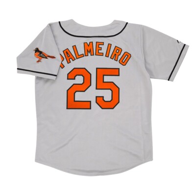 Rafael Palmeiro Baltimore Orioles 1995 Road Men's Grey Jersey w/ Team Patch