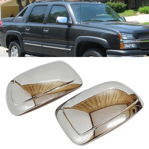 US Chrome Side Mirror Cover Fit for Chevy Silverado Tahoe / GMC Sierre 1999-2006