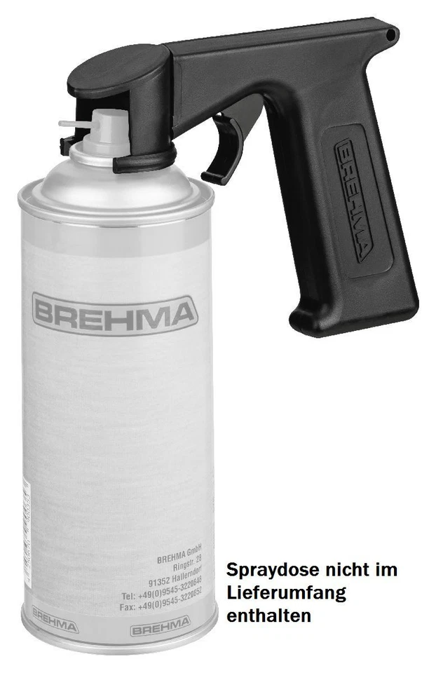 6xBREHMA Strukturlack grob Kunststoff Kräusel Spray schwarz matt 400ml m. Griff - Bild 3 von 4
