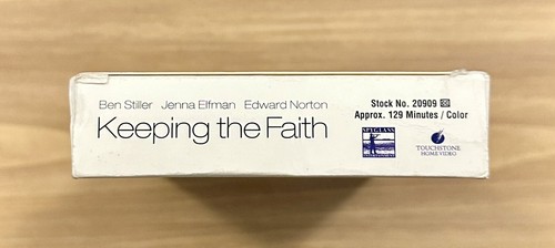 VHS ~ Keeping The Faith ~ Color ~ FS ~ PG-13 ~ 129 Mins. ~ 2000 ~ !L⚪️⚪️K! - Picture 5 of 10