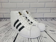 Size 9 - adidas Superstar Up White Black for sale online | eBay