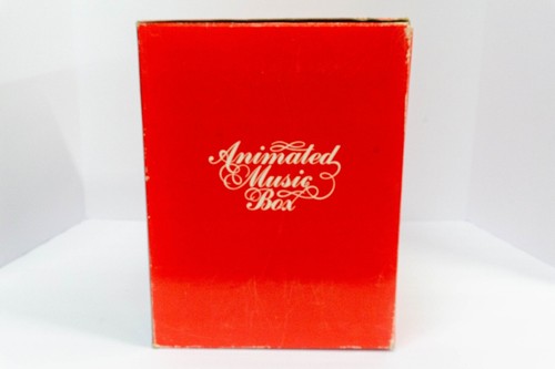 Vintage Santas Best Animated Music Box Christmas Santa Claus Wind Up Decor 1993 - Picture 16 of 18