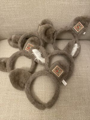 Lot Of 5 - Great Wolf Lodge Ears Headbands Gray GWL Halloween