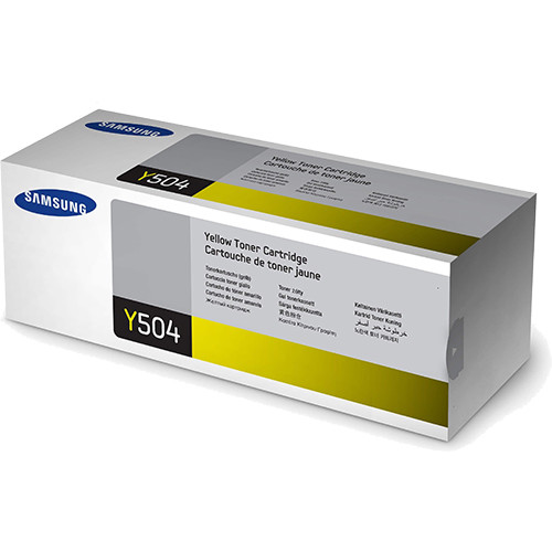 Samsung CLT-Y504S Yellow Toner Cartridge Standard Yield (1,800 Yield)
