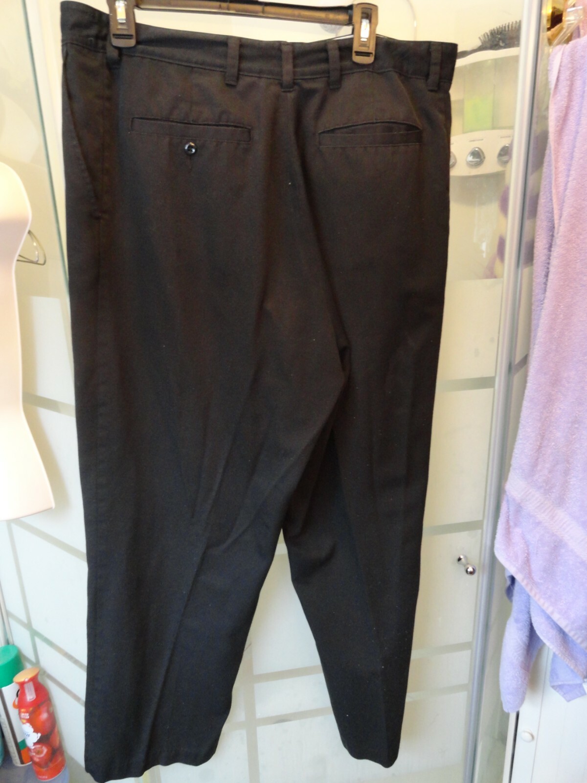 Mens Black Work Pants SZ 38 x 31 eBay
