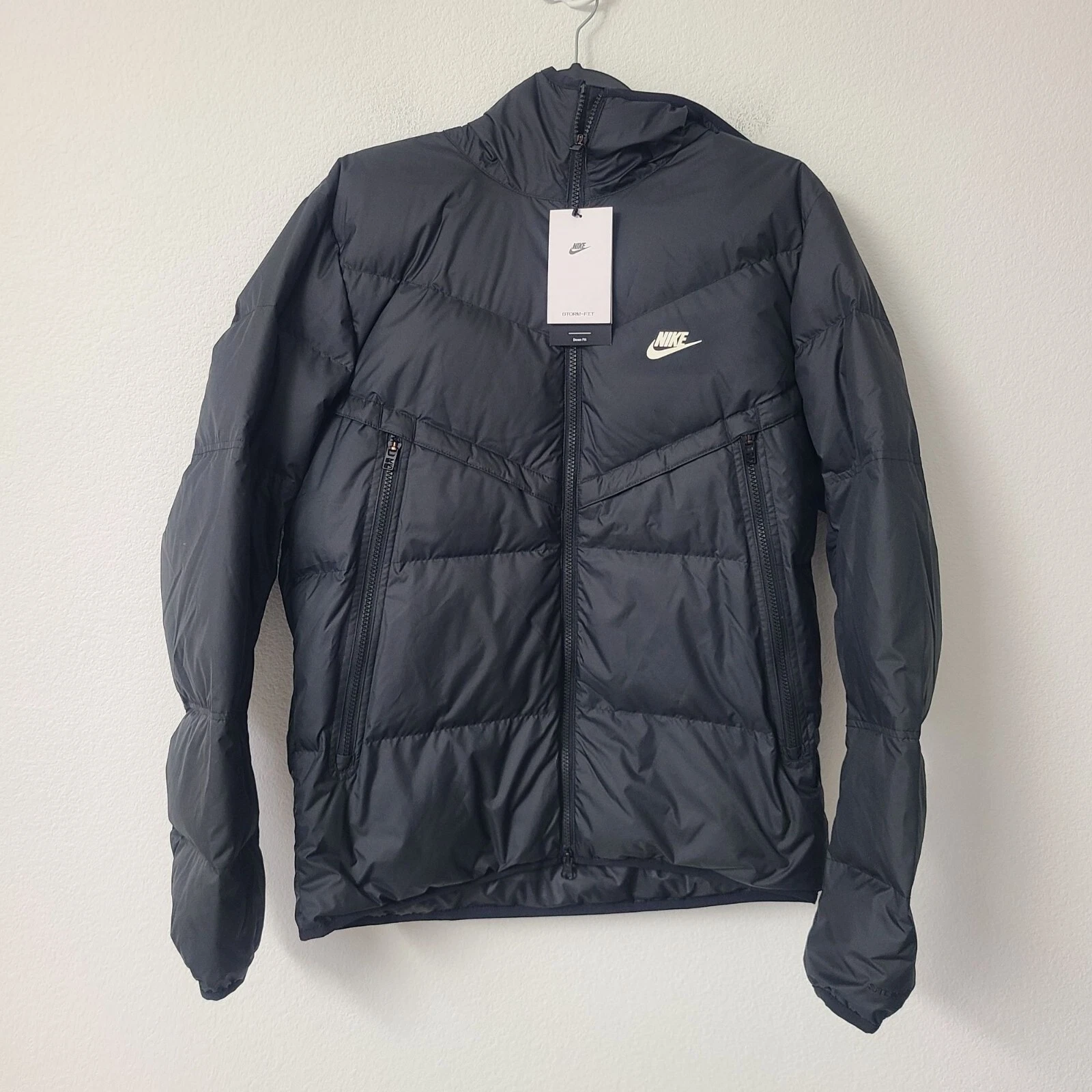 Nike Storm-Fit Windrunner Down Fill Puffer Jacket DD6795-010 Size S Black